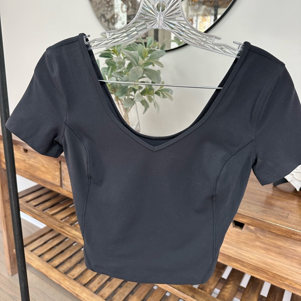 Lululemon Align Short Sleeve Crop Top/Shirt